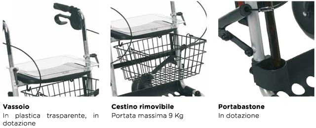 deambulatore accessori